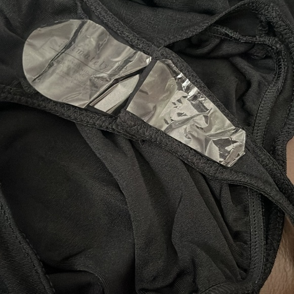 Free People Intimately Turnt Black Wrap Bodysuit - Picture 9 of 9